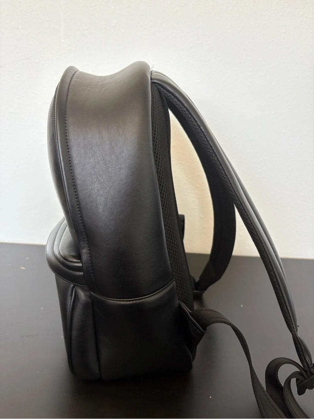 Diesel Holi-D Backpack M Black Oval D Neoprene PU Unisex NWOT